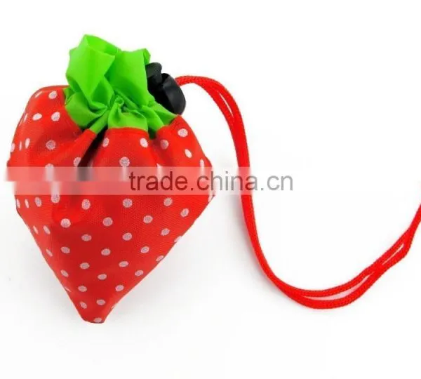 Reusable Shopping Tote Bag - Folded Into a Strawberry photo-4