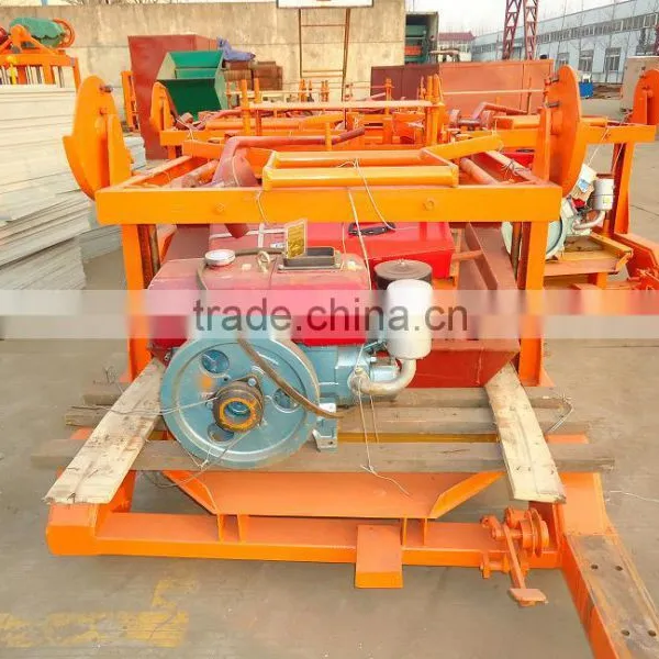 Movable Cement Hollow Block Laying Machine QM4-45 Using Diesel in Africa Price List photo-3