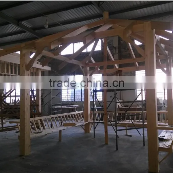 2015 New Design Wooden Gazebo With Back Bars ST-HZ01 for Sale photo-5