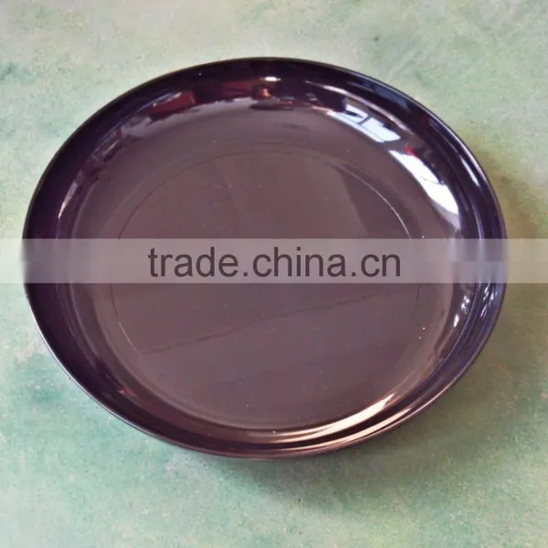 4sizes Home Goods Dinnerware Black Plate Dry Fruit Tray photo-3