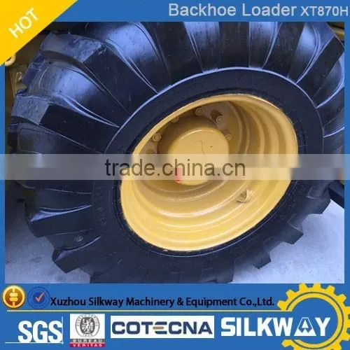 XT870H Mini Wheel Loader With Backhoe Attachment for Sale, Small Backhoe Loader for Sale photo-3