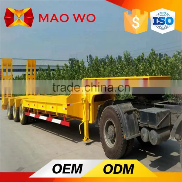 3 Axle Semi Trailer Used Price Low Bed Semi Trailer for Sale photo-3