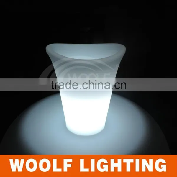 PE Plastic 16 Color Changing Rechargeable Waterproof Bar Led Ice Bucket For Beer photo-6