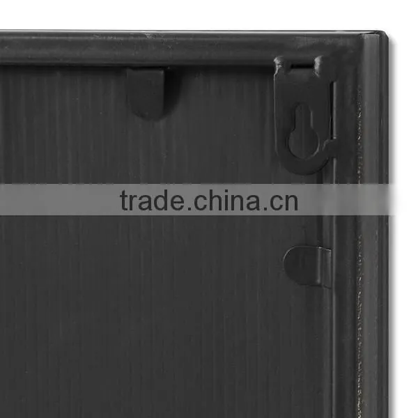 Tall Rectangular Iron Garden Mirror photo-3