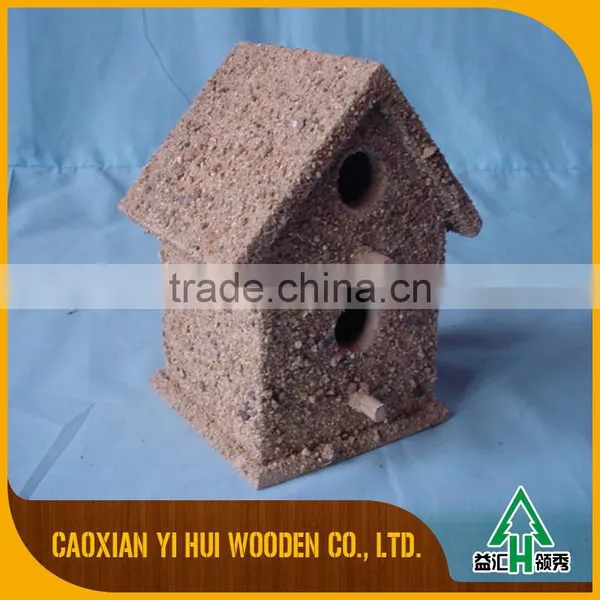 Decor Wooden Bird House Feeder Model photo-6