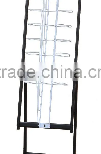2016 Hangzhou Library Metal Newspaper Stand Rack Book Rack photo-2