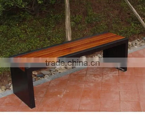 Backless Wooden Garden Bench For Sale photo-4