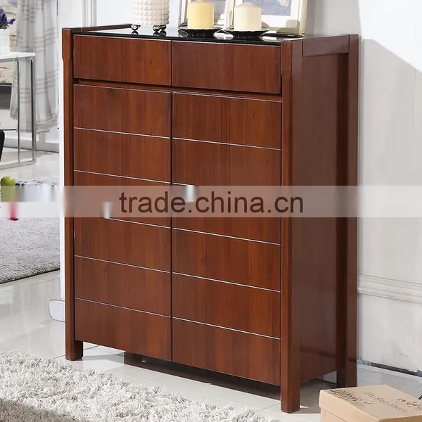 Modern Design Wooden Shoe Rack Cabinet photo-3