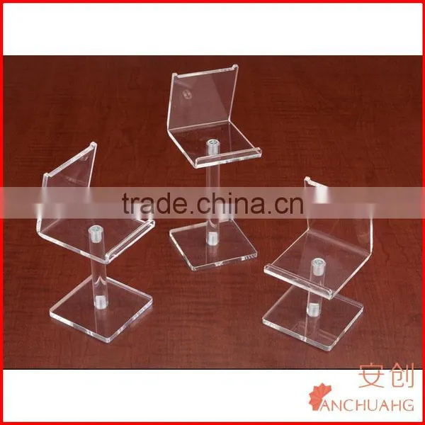 Clear Acrylic Cell Phone Risers, Set of 3 photo-2