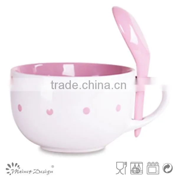 Color Glazed Soup Bowl,ceramic Soup Bowl 400ml photo-4