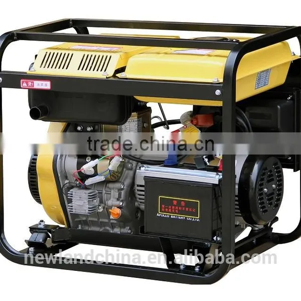 6kVA Air-cooled Open Frame Diesel Generator Single Phase Electric Starting photo-3