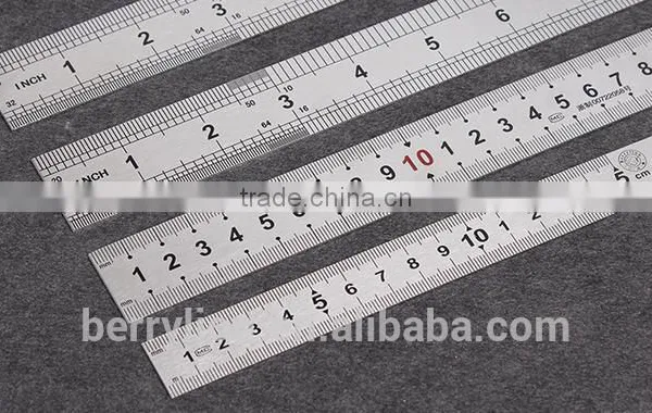 Berrylion Stainless Steel Ruler Thicken Straight Ruler 150-2000mm Straight Ruler photo-4