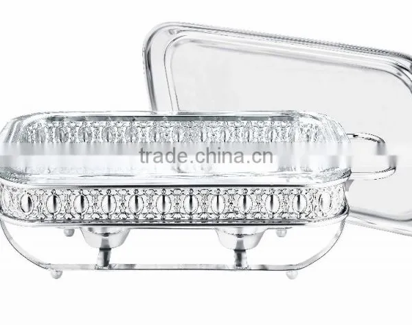 3Liter Small Gold & Silver Chafing Dish Luxury Chafing Dish Oval Chafing Dish photo-4