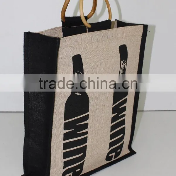 Excellent Quality Low Price Imported Wine Jute Tote Bag photo-6