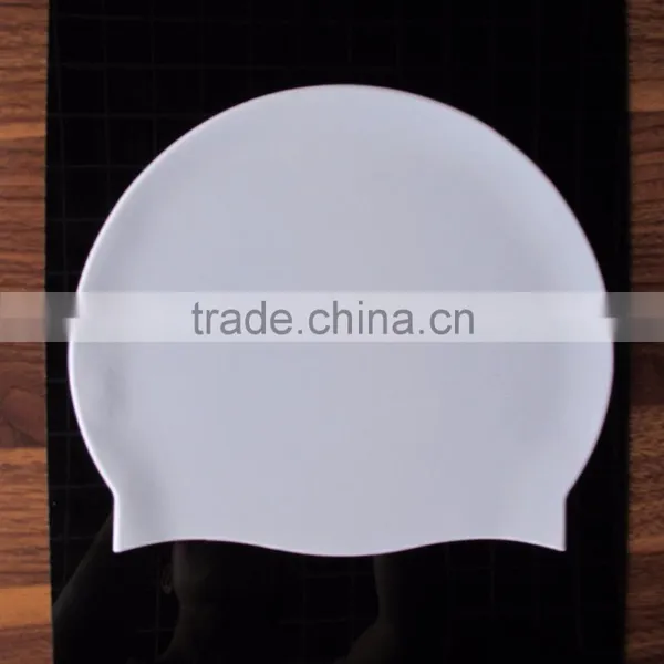 Wholesale Low Price Customized Waterproof Silicone Adult Swimming Cap photo-3