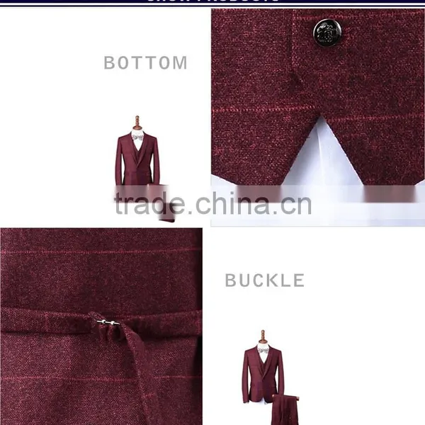 2017 Hot Sale Latest Pant Coat Picture Men Suit Made in China photo-6