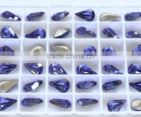 Loose Water Drop Crystal Glass Bead Stone for Decoration Factory Wholesale photo-3