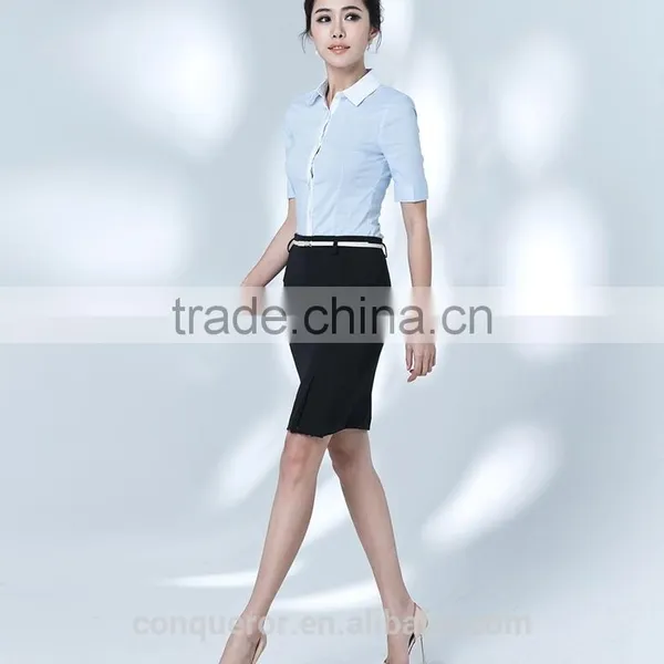Women's Work Uniform Shirt And Skirt Uniform photo-2