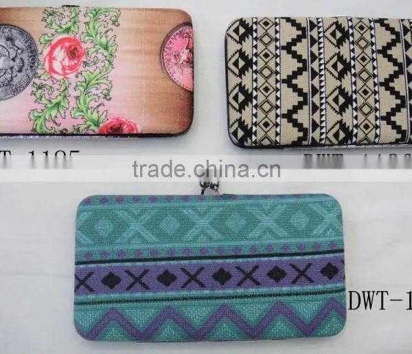 Fashion New Hot Popular Cotton Canvas Card Wallet for Girls photo-4