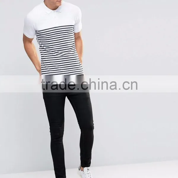 China Fashion Clothing Manufacturer Summer Casual 180g 100% Cotton Short Sleeve Stripe Mens China Cheap Shirt photo-4