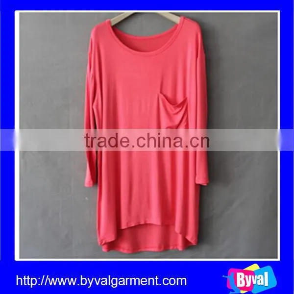 Wholesale Custom Women Long Sleeve Tshirt Made in China photo-5