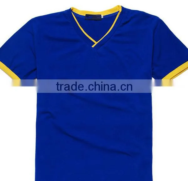 Wholesale Short Sleeve Custom Polo V-neck T-shrts for Summer photo-6
