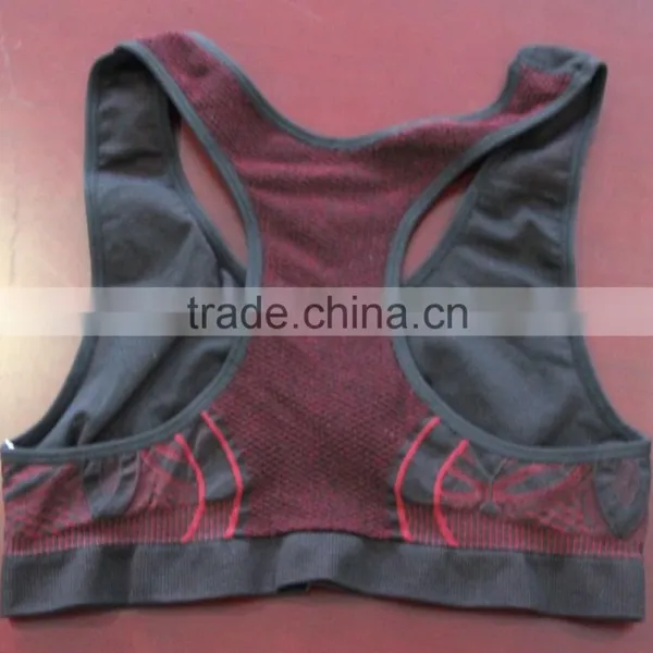Seamless Stylish Yoga Sports Girl Tube Sexy Bra photo-2