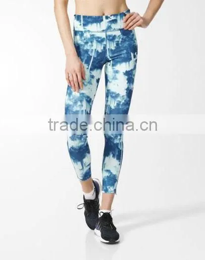 Custom High Quality Womens Yoga Pants Fitness Capri Printed Leggings photo-2