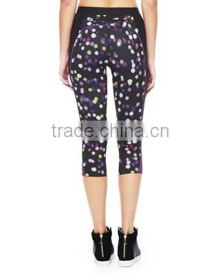 Factory Wholesale Spandex Ladies Fitness & Body Building Printed Leggings photo-3