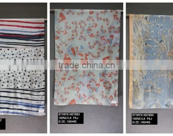 WHOLESALE NEWEST PRINTED SILK SCARF
