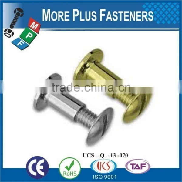 Made in Taiwan Golden Color Binding Screw photo-2