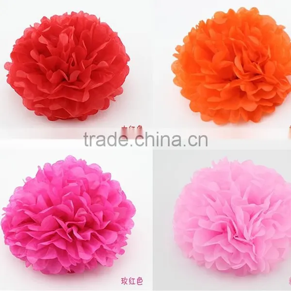 Halloween Items Handmade Paper Pom Pom as Arts and Crafts photo-5