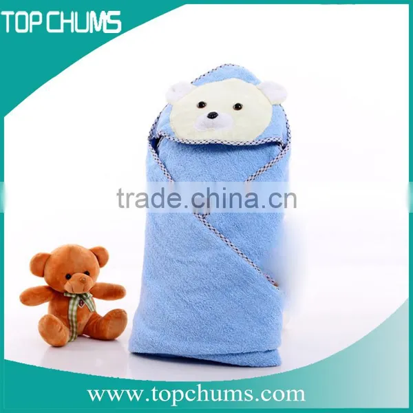 Plain Pink Shark Bear Elephant Design Hooded Baby Bath Towels photo-3