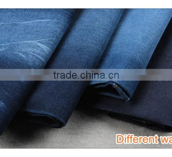 Crosshatch Stripe Compact Siro Spinning Denim Fabric Price photo-2