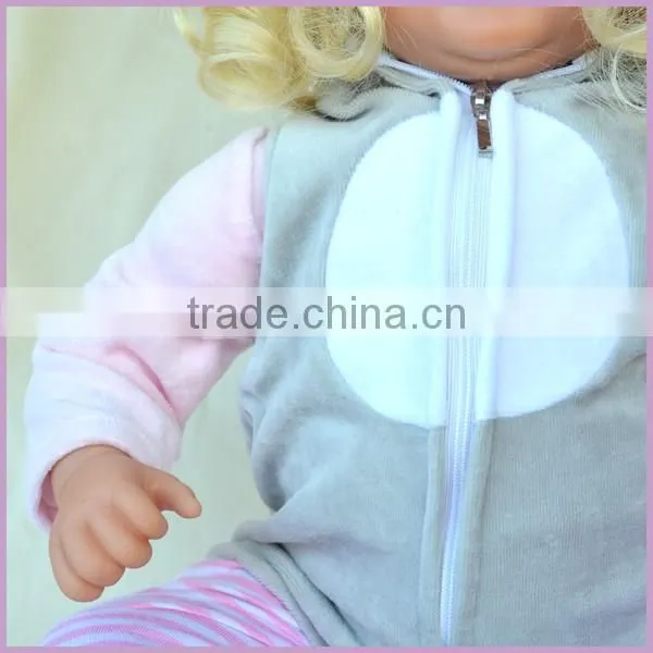 Arabic Baby Toys Soft Vinyl Reborn Baby Doll Parts Kits With Elephant Clothes photo-3