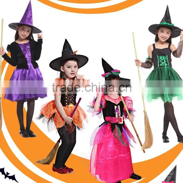 Elegant Halloween Holiday Kids Witch Dress photo-3