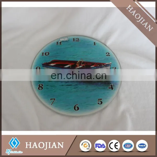 Sublimation Blank Tempered Glass Clock Face Glass Clock photo-5
