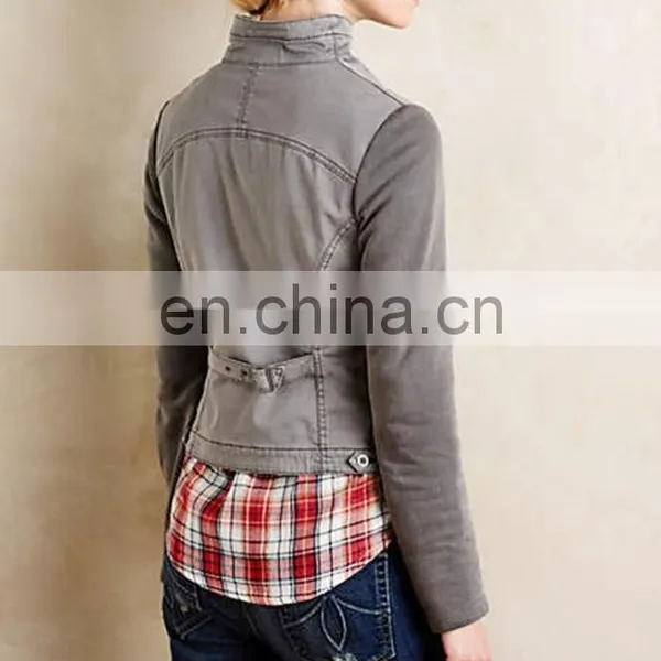 China Wholesale Cheap Life Jacket Long Sleeves Woman Motorcycle Jacket photo-3