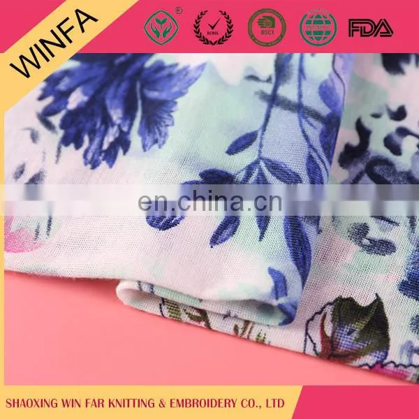 Best Selling Competitive Price Elegant Poly Spun Chinese Print Knitted Fabric for Clothing photo-2