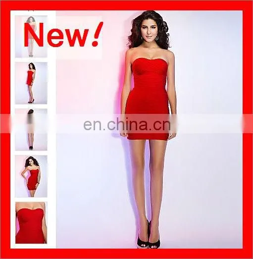 2013 Bohemian Dress Sexy Red Party Dress