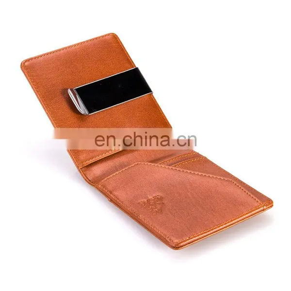 Top Quality Supplier OEM&ODM Wallets Leather Blank Money Clip photo-4