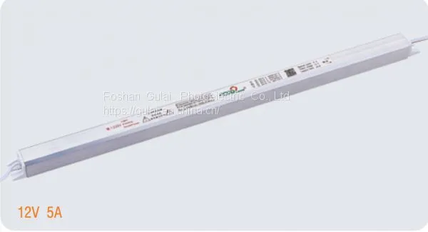 12V 5A 60W LED LIGHT BOX BUILT-IN SLIM POWER SUPPLY，IP20 LED DRIVER
