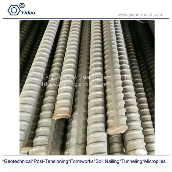 Hot Rolled,ribbed-left Hand Thread Bar/high Tensil Steel Bar 500/550 φ12-φ50mm photo-3