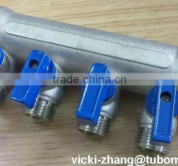 CW617 Brass Manifolds, Distributors 3/4" Manifolds for Pex Pipe photo-3