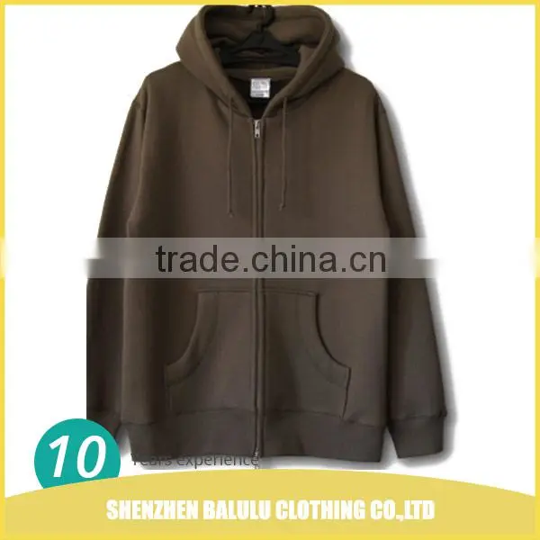 Hot Selling Anti-wrinkle Men Stylish Hoodie Jersey Fleec Jacket With 65% Cotton 35% Polyster photo-3