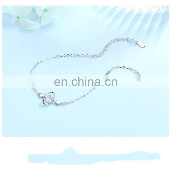 New Arrival Hot Sale Wholesale 925 Sterling Silver Custom Charm Bracelet Women photo-3