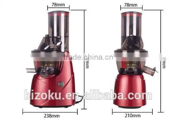 2016 AC Motor 78mm National Big Whole Mouth Apple Slow Juicer New Cold Press Juicer photo-3