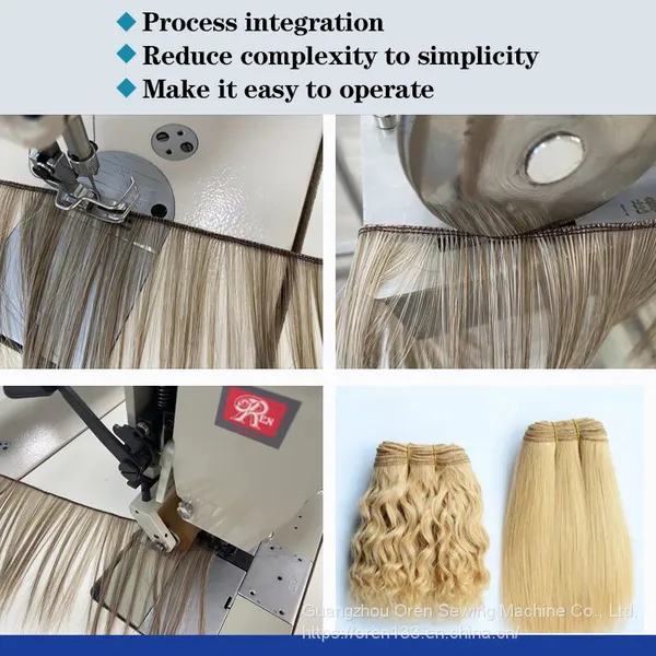 New Computer Hot Sale Making Wig Sewing Machine Row Hair Sewing Machine RN-872EJF photo-5