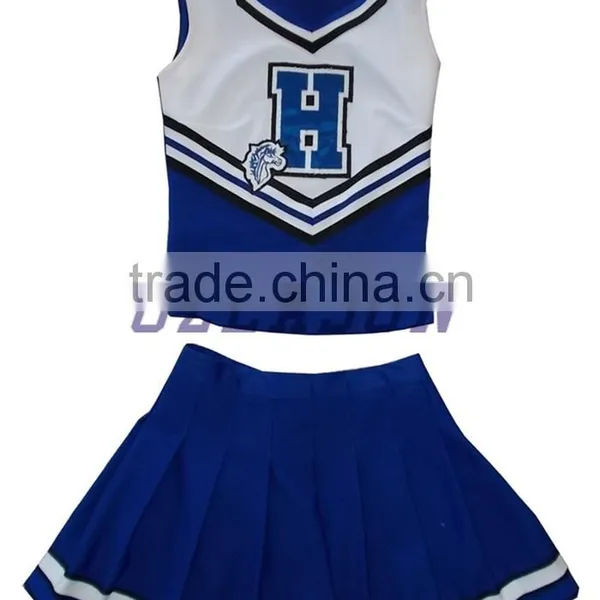 2016 Stylish Custom Youth Sleveless Cheerleading Uniforms photo-4