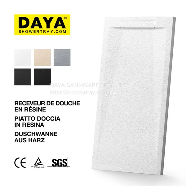 Résine de Marbre Moderne Piatto Doccia Colorato Nettoyage Facile Base de Douche